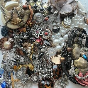 3 lb. Craft Junk Scrap Jewelry Lot